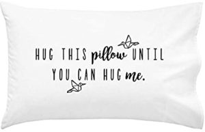 Pillow with Hug me on it